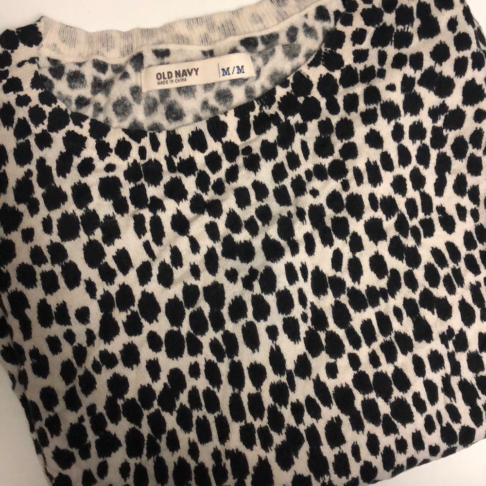 Cheetah print sweater